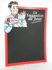 PANNEAU LA SUGGESTION DU CHEF 50X65 CM ARDOISE (1 U)