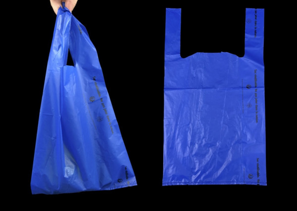 2000 Sacs Plastique Blancs Avec Anses | 26+12x45 Cm - 13 Microns - Recyclables