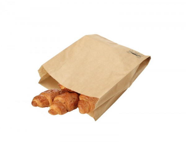 SAC PAPIER BRUN VIENNOISERIES N°7 NOIR 260X80X350 MM TRADITION 32 GRS ...