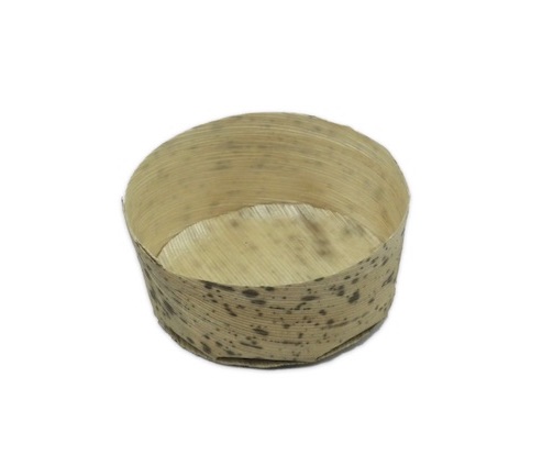 POT FEUILLE VÉGÉTALE DE BAMBOU Ø55X22 MM (100 U)